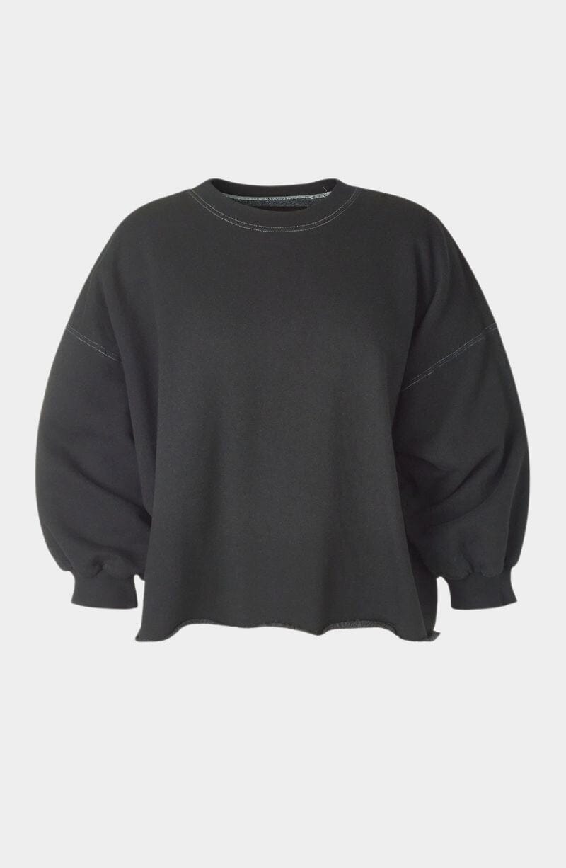 Rachel Comey | Fond Sweatshirt In Charcoal - SHOP YUCCA Shirts & Tops RACHEL COMEY - YUCCA, Yucca store Denver, women’s clothing boutique near me, boutiques Denver, boutiques near me, women’s high quality sweatshirt.