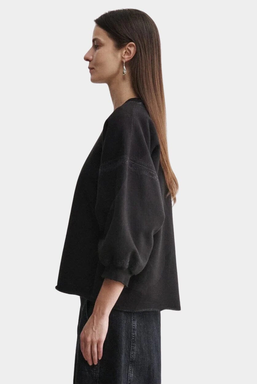 Rachel Comey | Fond Sweatshirt In Charcoal - SHOP YUCCA Shirts & Tops RACHEL COMEY - YUCCA, Yucca store Denver, women’s clothing boutique near me, boutiques Denver, boutiques near me, women’s high quality sweatshirt.