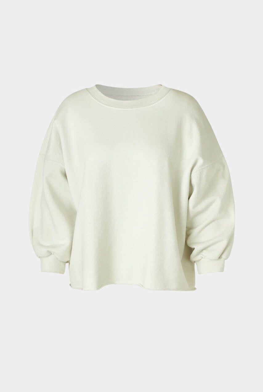 Rachel Comey | Fond Sweatshirt In Dirty White - SHOP YUCCA Shirts & Tops RACHEL COMEY - YUCCA, Yucca store Denver, women’s clothing boutique near me, boutiques Denver, boutiques near me, women’s high quality sweatshirt.