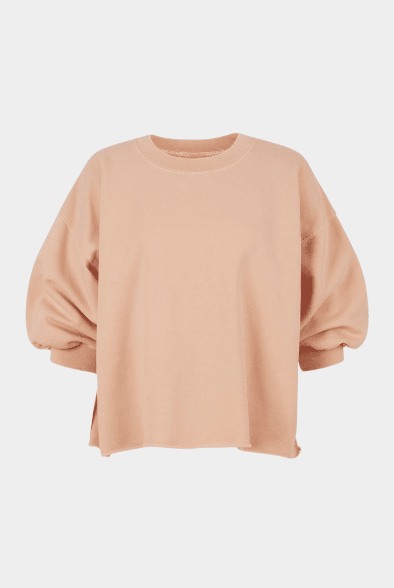Rachel Comey | Fond Sweatshirt In Melon - SHOP YUCCA Shirts & Tops RACHEL COMEY - YUCCA, Yucca store Denver, women’s clothing boutique near me, boutiques Denver, boutiques near me, women’s high quality sweatshirt.