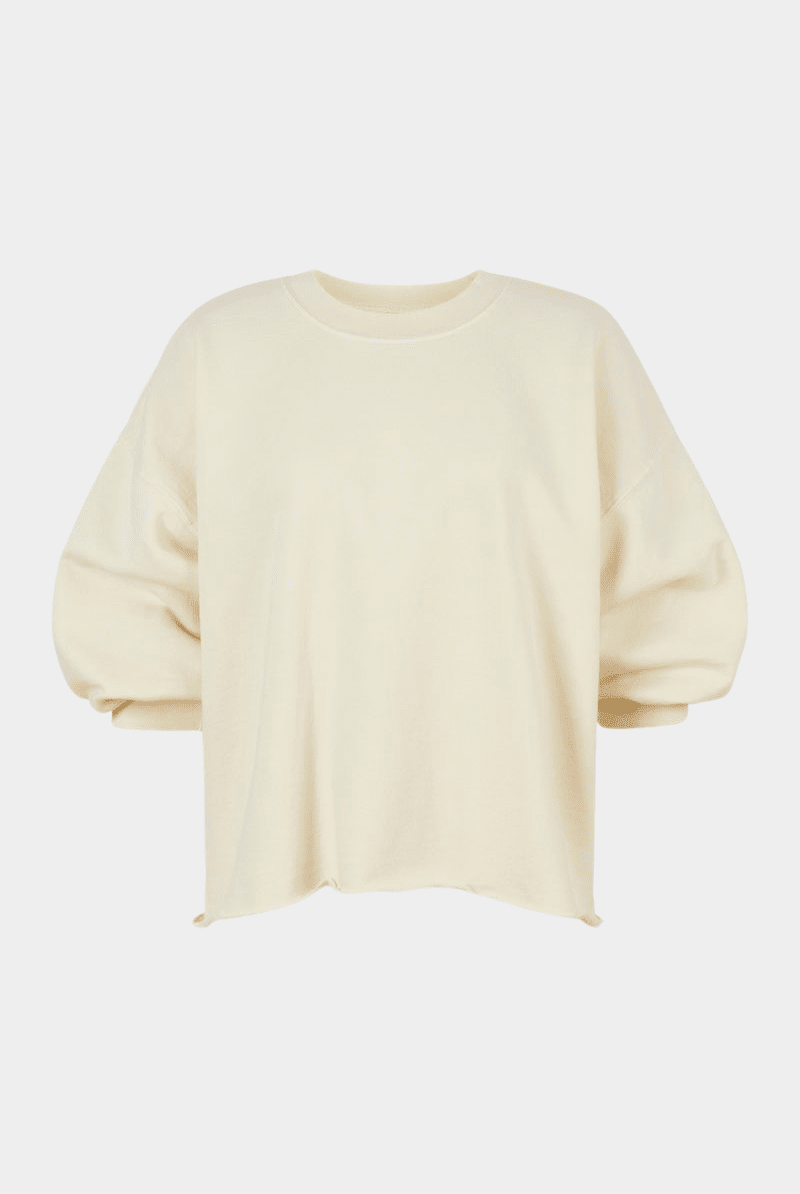 Rachel Comey | Fond Sweatshirt In Meringue - SHOP YUCCA Shirts & Tops RACHEL COMEY - YUCCA, Yucca store Denver, women’s clothing boutique near me, boutiques Denver, boutiques near me, women’s high quality sweatshirt.