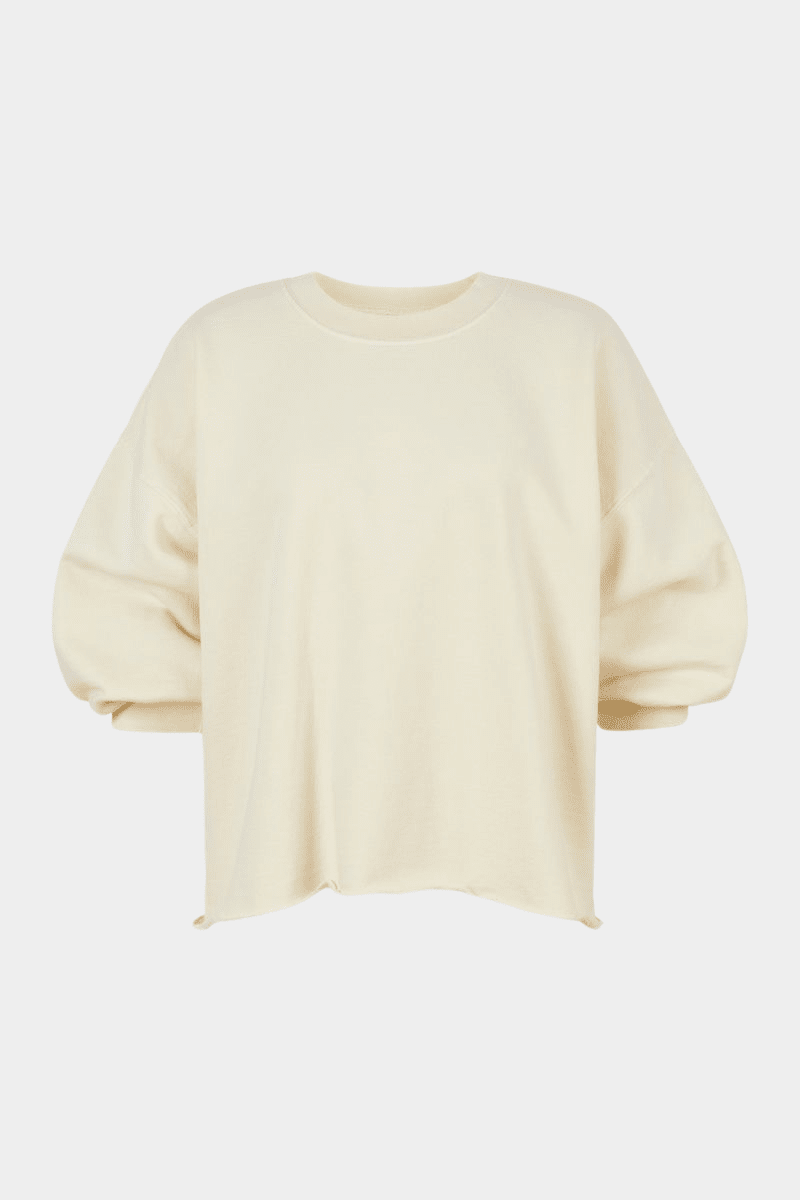 Rachel Comey | Fond Sweatshirt In Meringue - SHOP YUCCA Shirts & Tops RACHEL COMEY - YUCCA, Yucca store Denver, women’s clothing boutique near me, boutiques Denver, boutiques near me, women’s high quality sweatshirt.