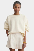 Rachel Comey | Fond Sweatshirt In Meringue - SHOP YUCCA Shirts & Tops RACHEL COMEY - YUCCA, Yucca store Denver, women’s clothing boutique near me, boutiques Denver, boutiques near me, women’s high quality sweatshirt.