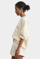 Rachel Comey | Fond Sweatshirt In Meringue - SHOP YUCCA Shirts & Tops RACHEL COMEY - YUCCA, Yucca store Denver, women’s clothing boutique near me, boutiques Denver, boutiques near me, women’s high quality sweatshirt.