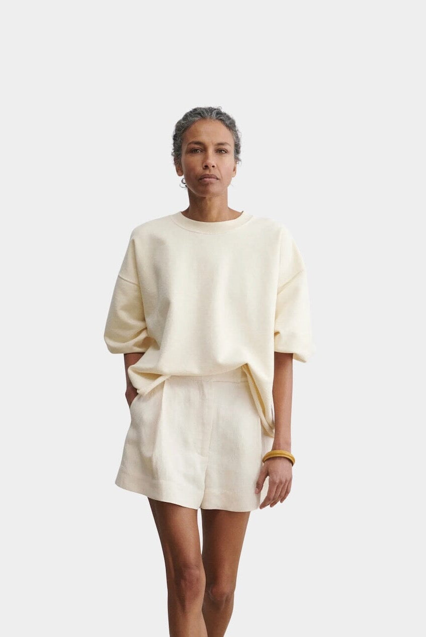 Rachel Comey | Fond Sweatshirt In Meringue - SHOP YUCCA Shirts & Tops RACHEL COMEY - YUCCA, Yucca store Denver, women’s clothing boutique near me, boutiques Denver, boutiques near me, women’s high quality sweatshirt.