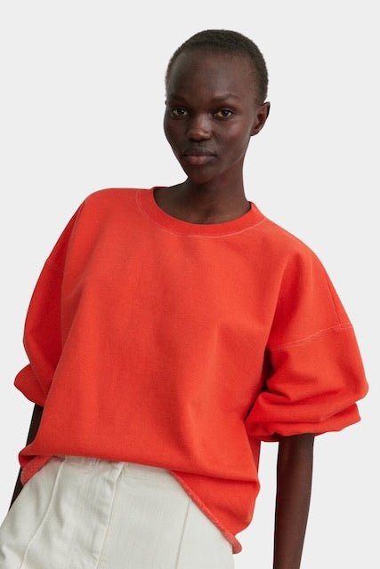 Rachel Comey - Fond Sweatshirt - Tomato - Sweatshirts - YUCCA, women’s clothing store Denver, high quality sweatshirt.