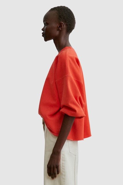 Rachel Comey - Fond Sweatshirt - Tomato - Sweatshirts - YUCCA, women’s clothing store Denver, high quality sweatshirt.