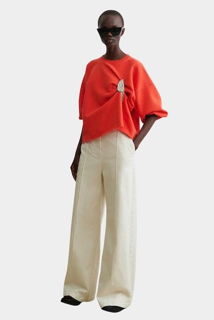 Rachel Comey - Fond Sweatshirt - Tomato - Sweatshirts - YUCCA, women’s clothing store Denver, high quality sweatshirt.