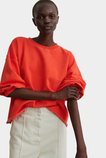Rachel Comey - Fond Sweatshirt - Tomato - Sweatshirts - YUCCA, women’s clothing store Denver, high quality sweatshirt.