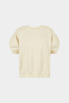 Rachel Comey | Football Sweatshirt In Meringue - SHOP YUCCA Shirts & Tops RACHEL COMEY - YUCCA, Yucca store Denver, women’s clothing boutique near me, boutiques Denver, boutiques near me, women’s high quality sweatshirt.
