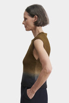 Rachel Comey | Santee Top In Olive/Black - SHOP YUCCA Shirts & Tops RACHEL COMEY - YUCCA, Yucca store Denver, women’s clothing boutique near me, boutiques Denver, boutiques near me, women’s high quality knitwear.