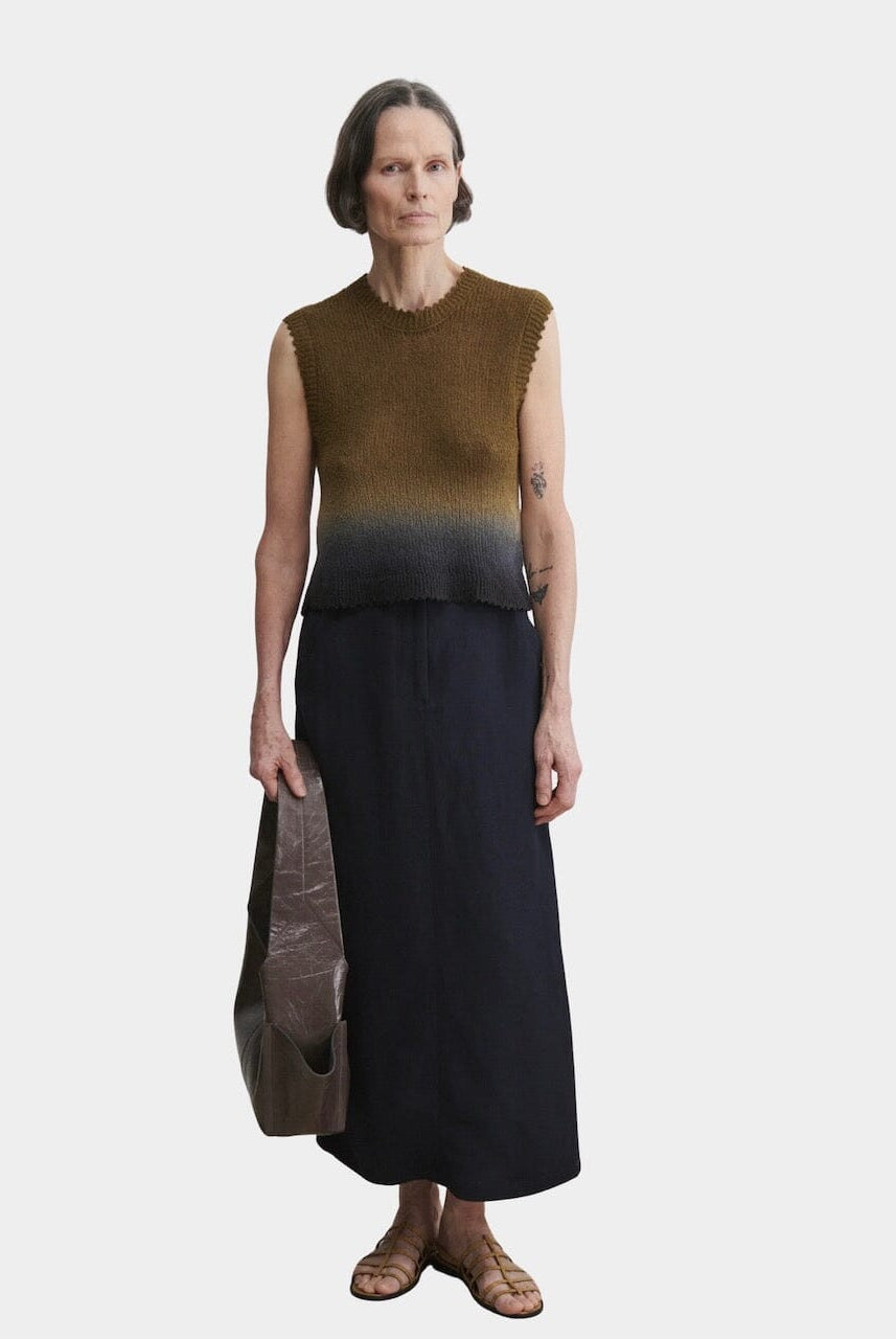 Rachel Comey - Santee Top - Olive/Black - Shirts & Tops - YUCCA, Yucca store Denver, women’s high quality knitwear.