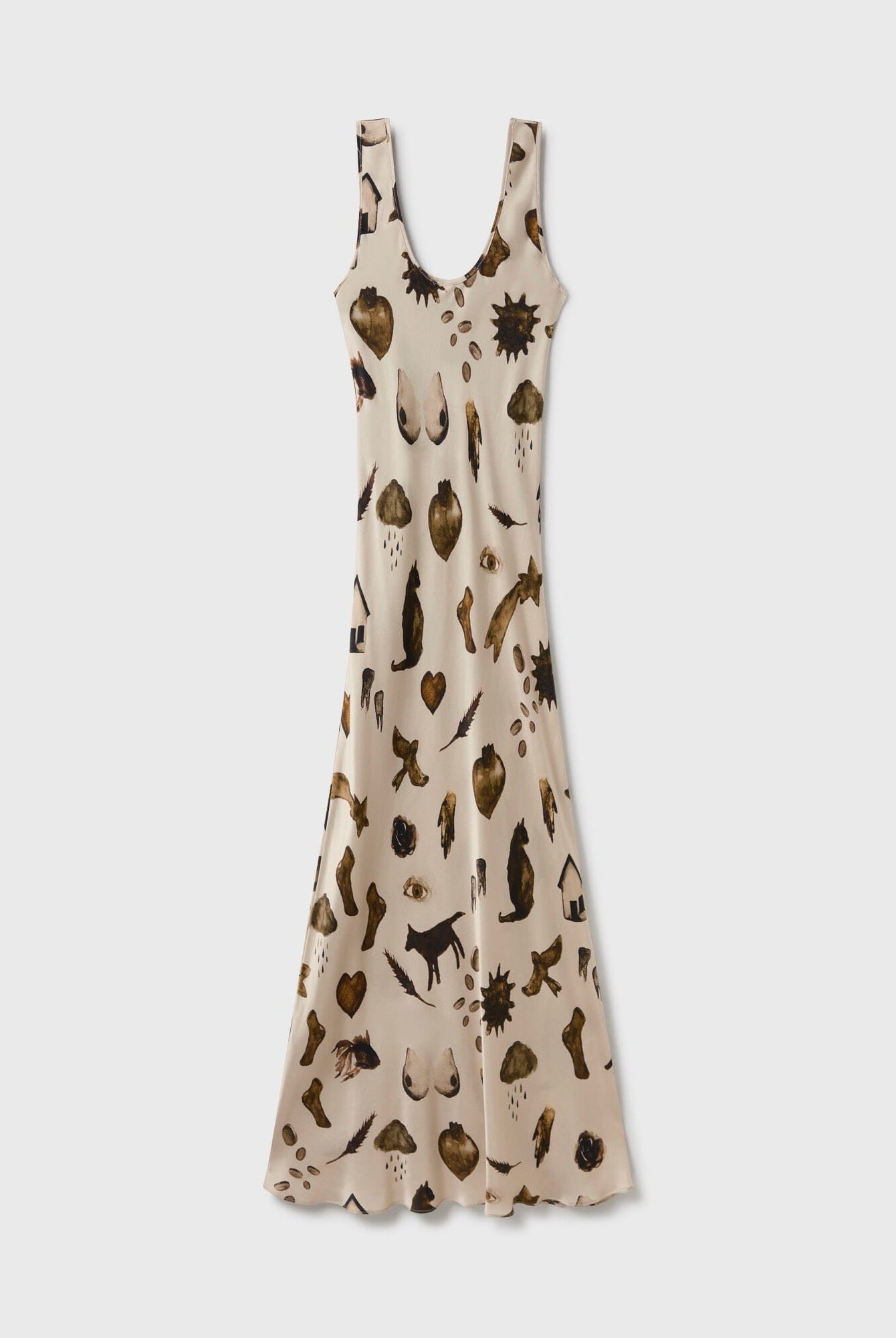 Silk Laundry | Scoop Neck Dress In Miracles Hazelnut - SHOP YUCCA Dress SILK LAUNDRY - YUCCA, artistic clothing for women, Women’s clothing store Denver, boutique stores near me, capsule wardrobe, women’s elevated basics.