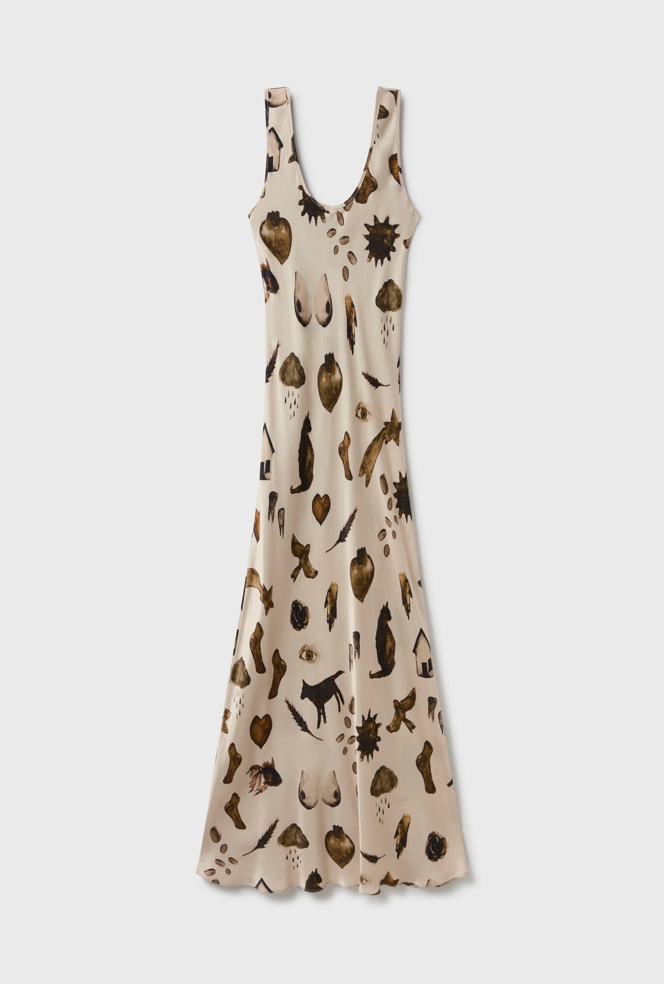 Silk Laundry | Scoop Neck Dress In Miracles Hazelnut - SHOP YUCCA Dress SILK LAUNDRY - YUCCA, artistic clothing for women, Women’s clothing store Denver, boutique stores near me, capsule wardrobe, women’s elevated basics.