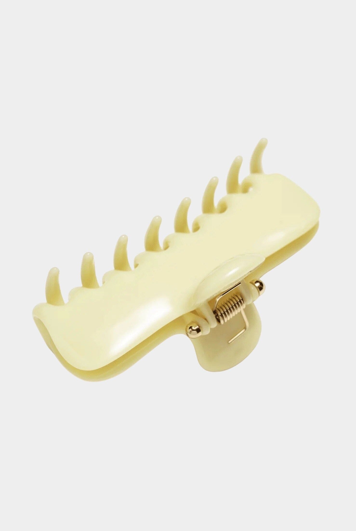 Undo - 4" Claw Clip - Citron - Hair - YUCCA, Yucca store Denver, high quality hair clips, minimalist hair clips.