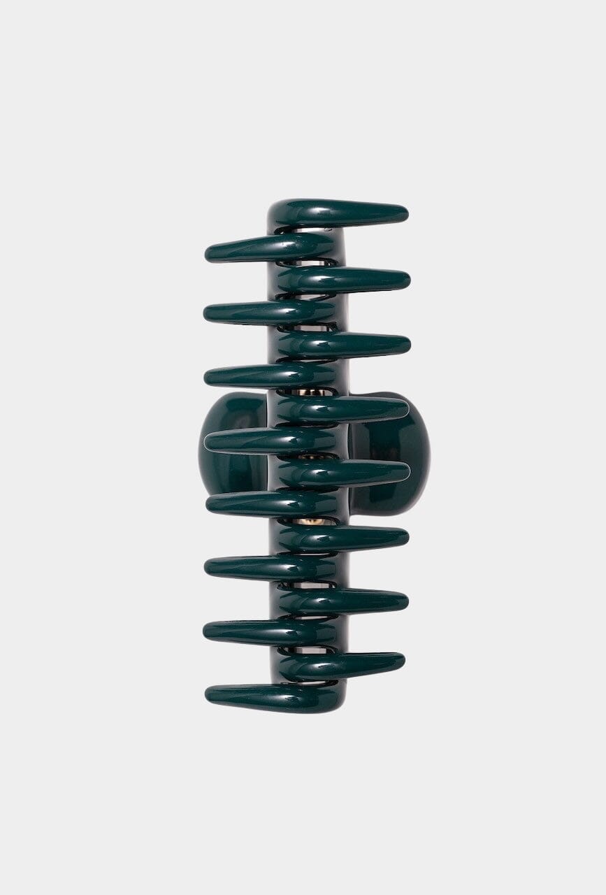 UNDO - 4” Claw Clip - Deep Green - SHOP YUCCA Hair UNDO - YUCCA Yucca store Denver, women’s clothing boutique near me, high quality hair clips, durable hair clips, minimalist hair clips.