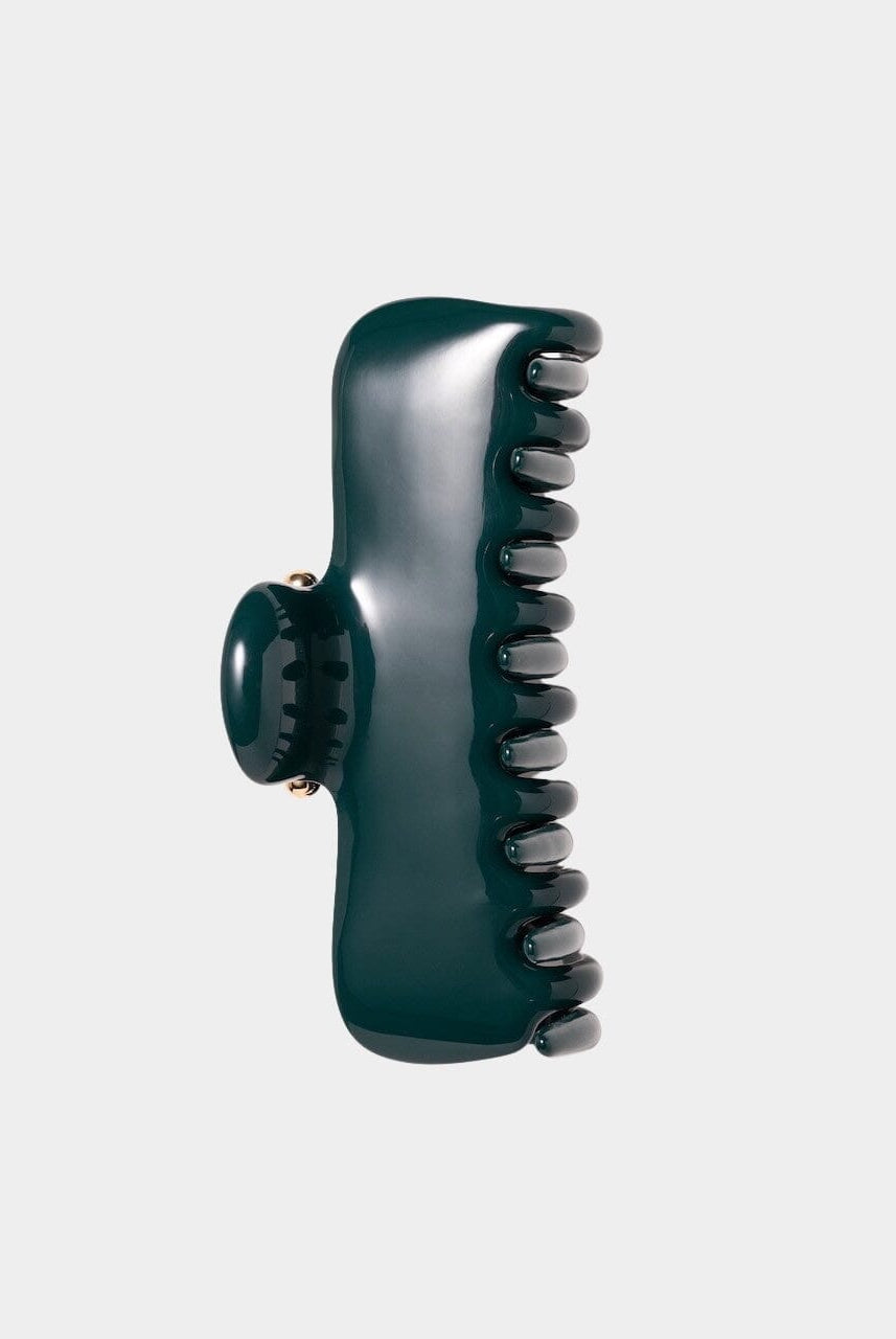 UNDO - 4” Claw Clip - Deep Green - Hair - YUCCA, Yucca store Denver, high quality hair clips, minimalist hair clips.