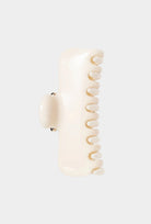 UNDO - 4" Claw Clip In Ivory - SHOP YUCCA Hair UNDO - YUCCA Yucca store Denver, women’s clothing boutique near me, high quality hair clips, durable hair clips, minimalist hair clips.