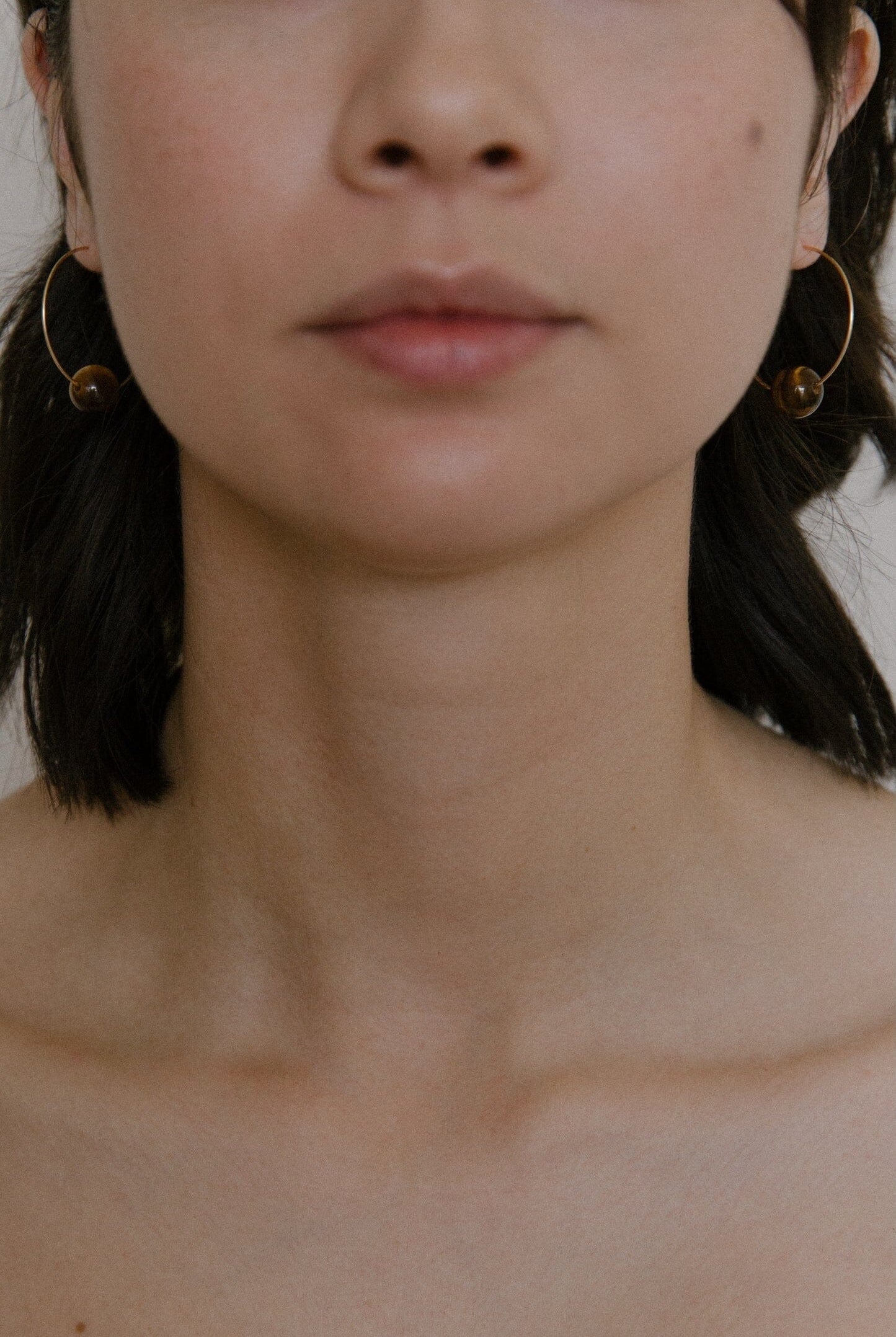 Vermeer Studio | Fern Hoop Earrings - SHOP YUCCA Earrings VERMEER STUDIO - YUCCA, Artistic jewelry for women, boutique near me, boutique stores near me, capsule wardrobe.