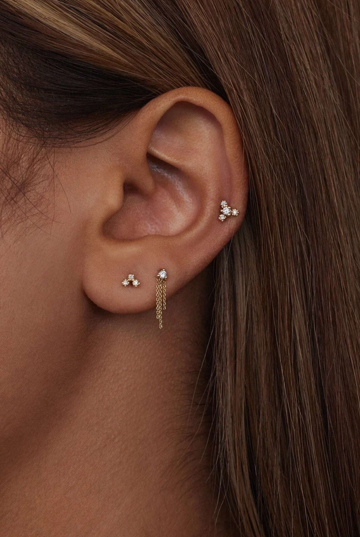 Wwake - Diamond Mist Earring- Earrings - - Yucca, boutique stores near me, unique jewelry denver.