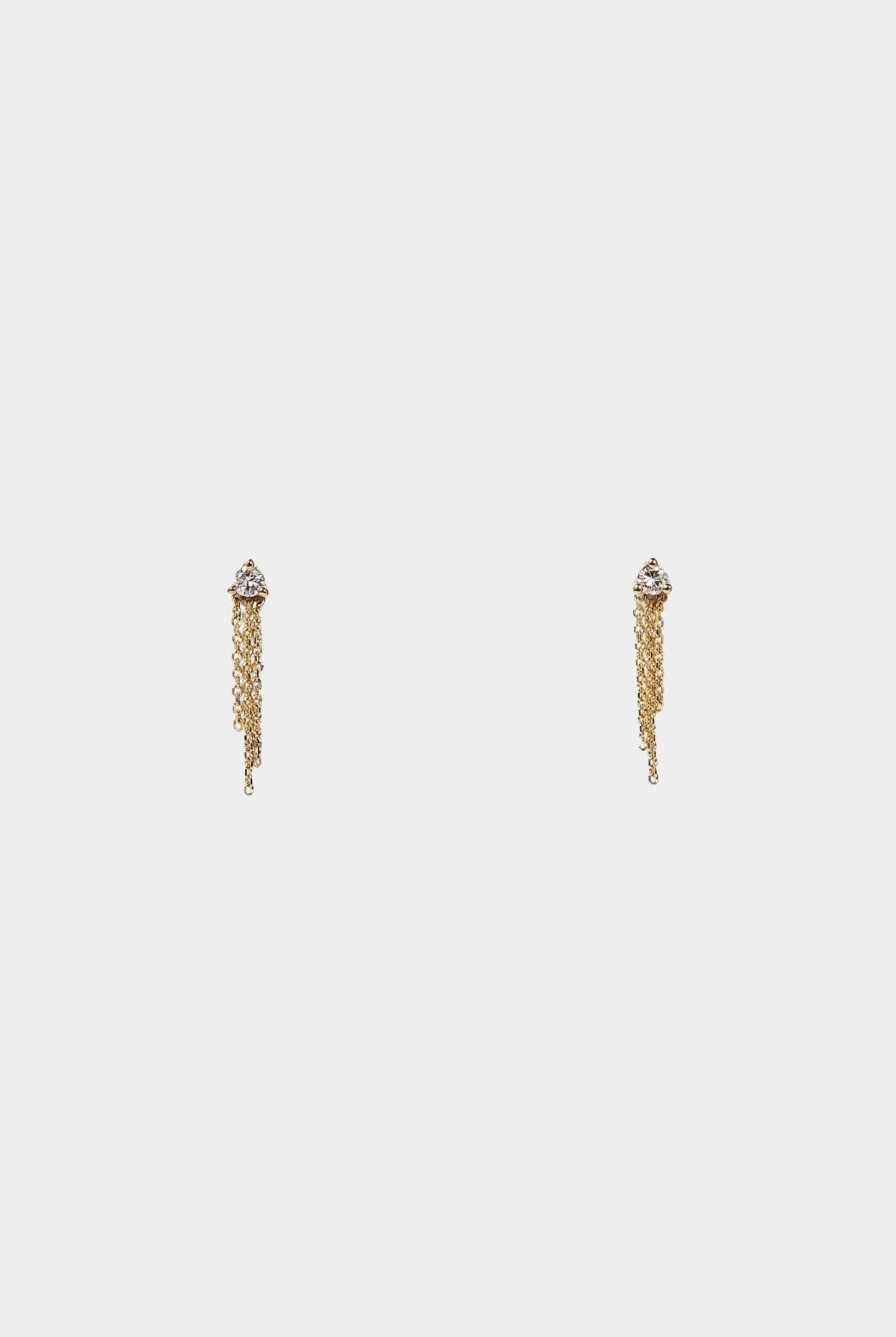 Wwake - Diamond Mist Earring- Earrings - - Yucca, boutique stores near me, unique jewelry denver.