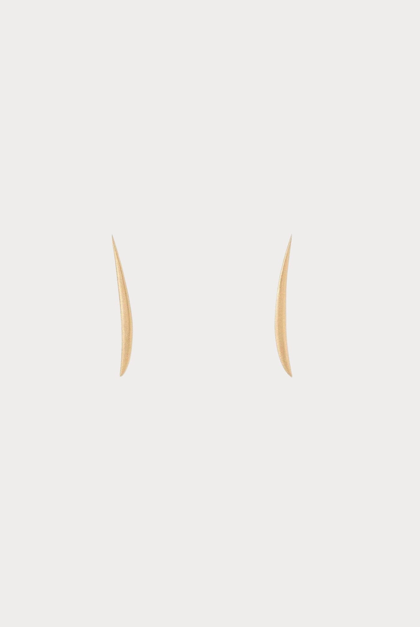 WWAKE - Stick Wisp Earring - YUCCA, minimalist fine jewelry, understated everyday jewelry, modern fine jewelry Denver.