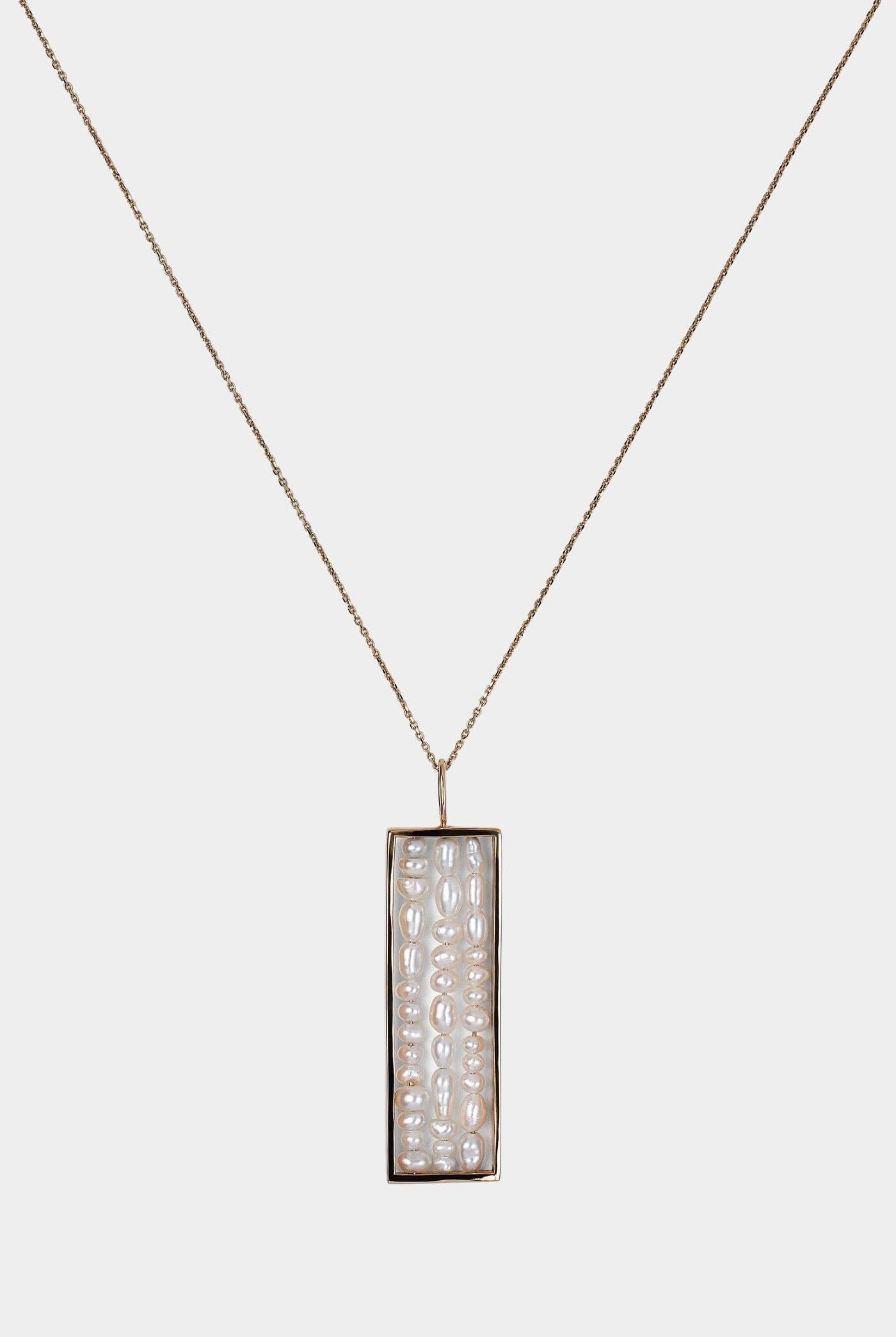 wwake | Long Metaphor Necklace - Necklaces - YUCCA, artistic jewelry for women, unique jewelry denver.