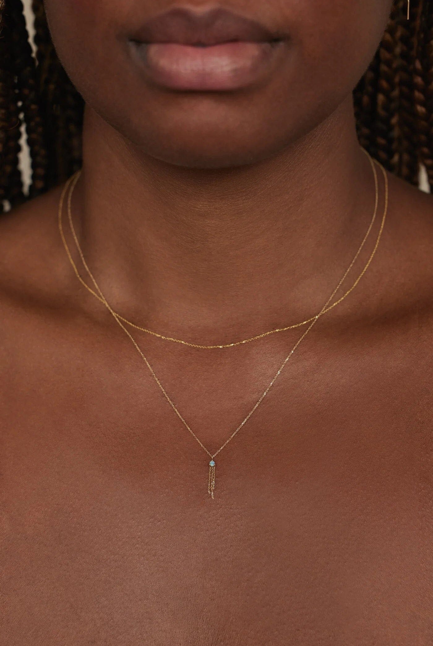 Wwake - Opal Mist Necklace - Necklace - Yucca, boutique stores near me, unique jewelry denver.