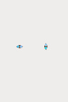 Wwake - Opal Two Step Earring - Earrings - YUCCA, artistic jewelry for women, boutique near me.