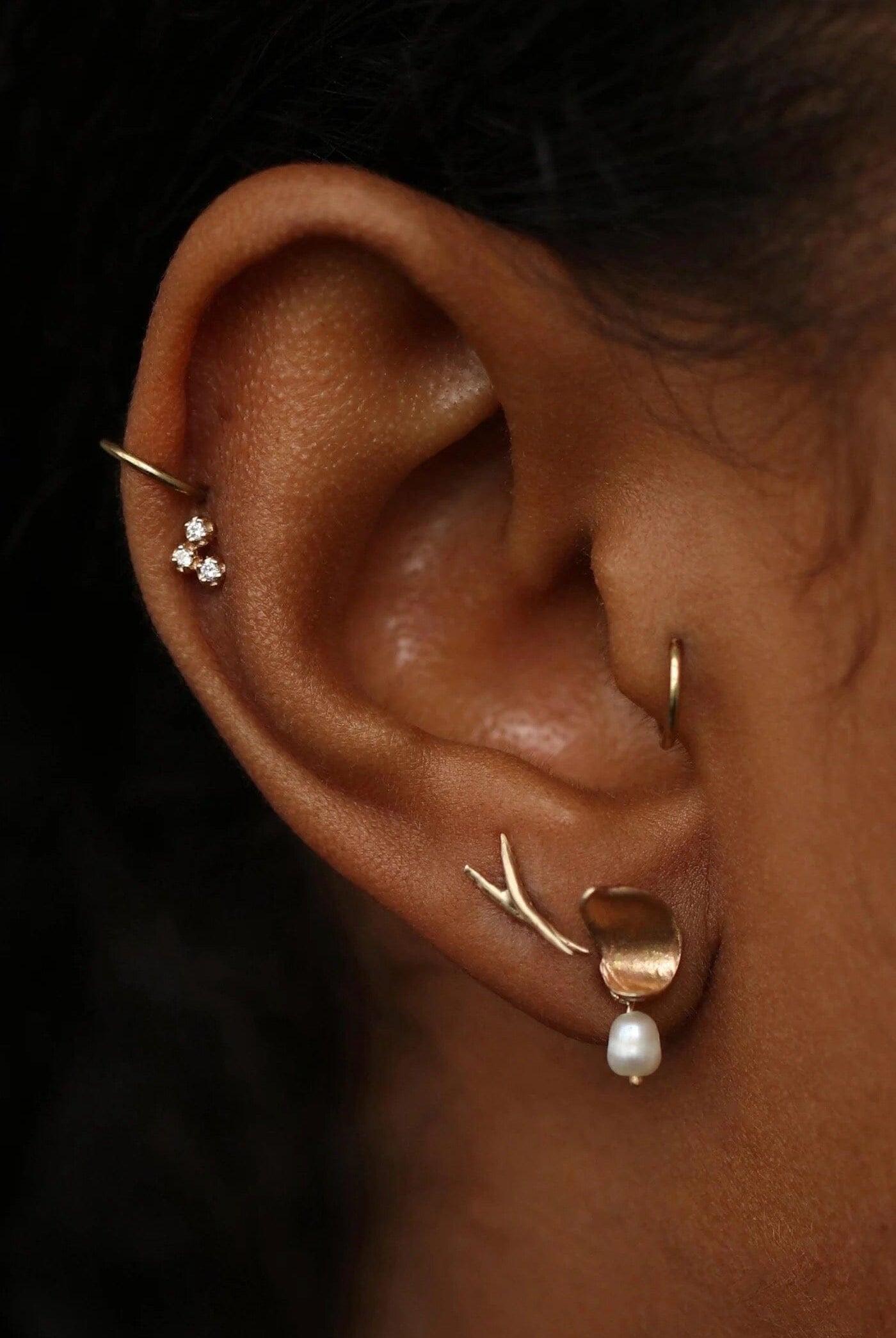 Wwake - Pearl Dewdrop Earring - Earrings - YUCCA, artistic jewelry for women, boutique near me, boutique stores near me.