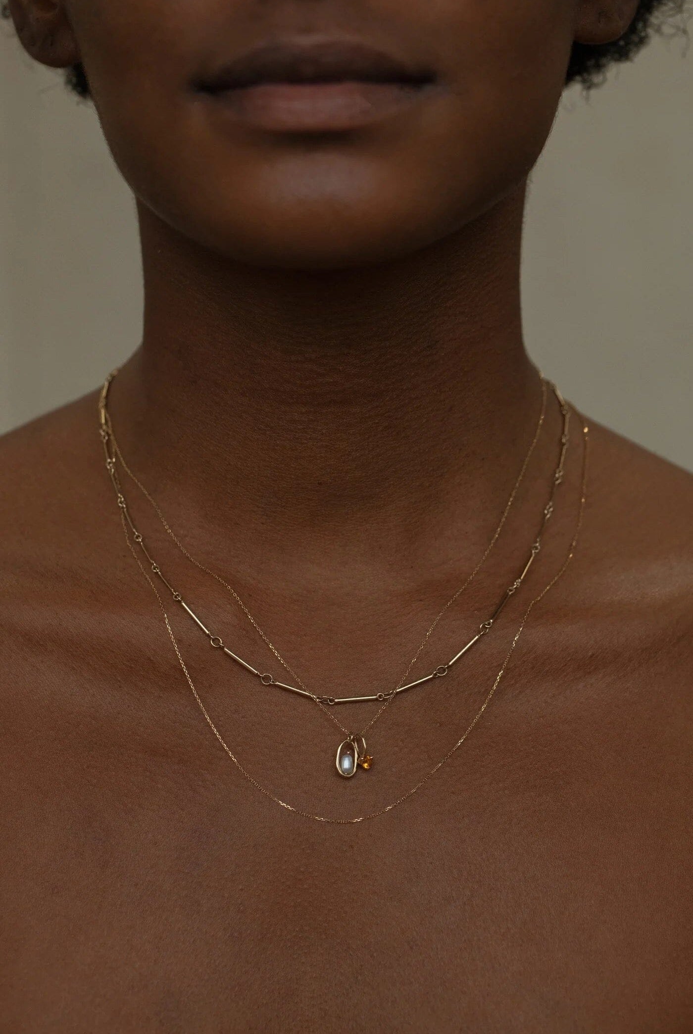 WWAKE - Pearl Droplet Necklace - Necklaces - YUCCA, boutique near me, unique jewelry denver, capsule wardrobe.