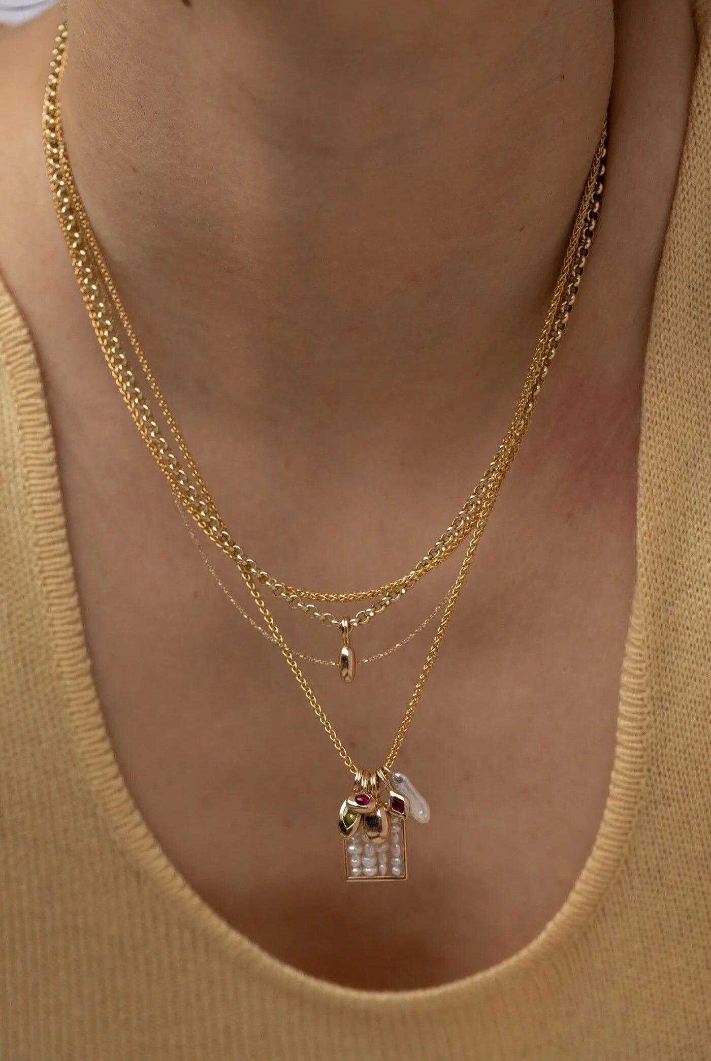 WWAKE | Small Weaving Necklace - Necklaces - YUCCA, Artistic jewelry for women, boutique near me, unique jewelry denver.