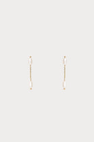 WWAKE - Short Pearl Shower Earring - Earrings - YUCCA, Artistic jewelry for women, boutique near me.