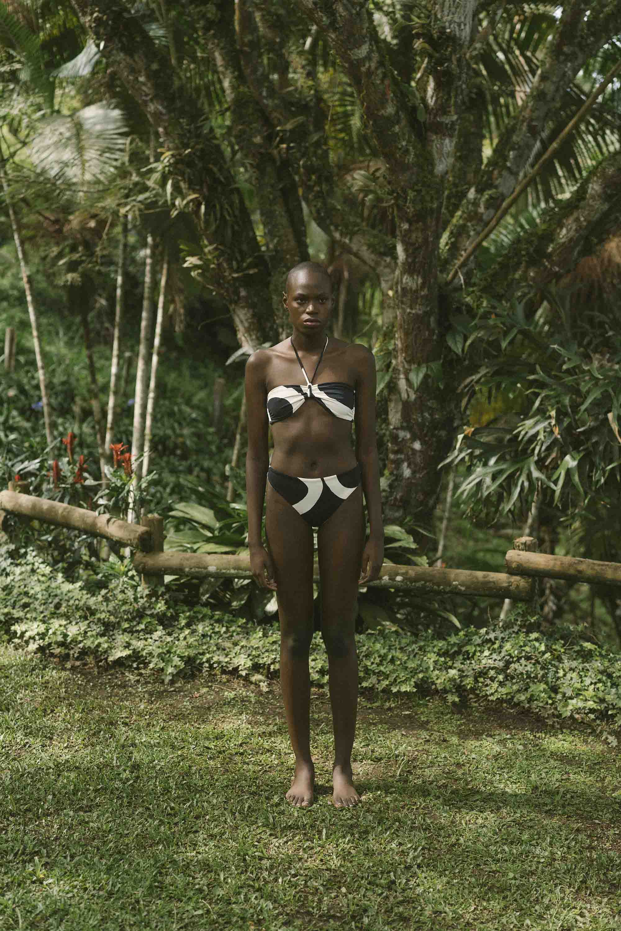 Cala de la Cruz - Fernanda Bikini Bottom - Sandy BW - Swimwear - YUCCA, boutique near me, boutique stores denver.