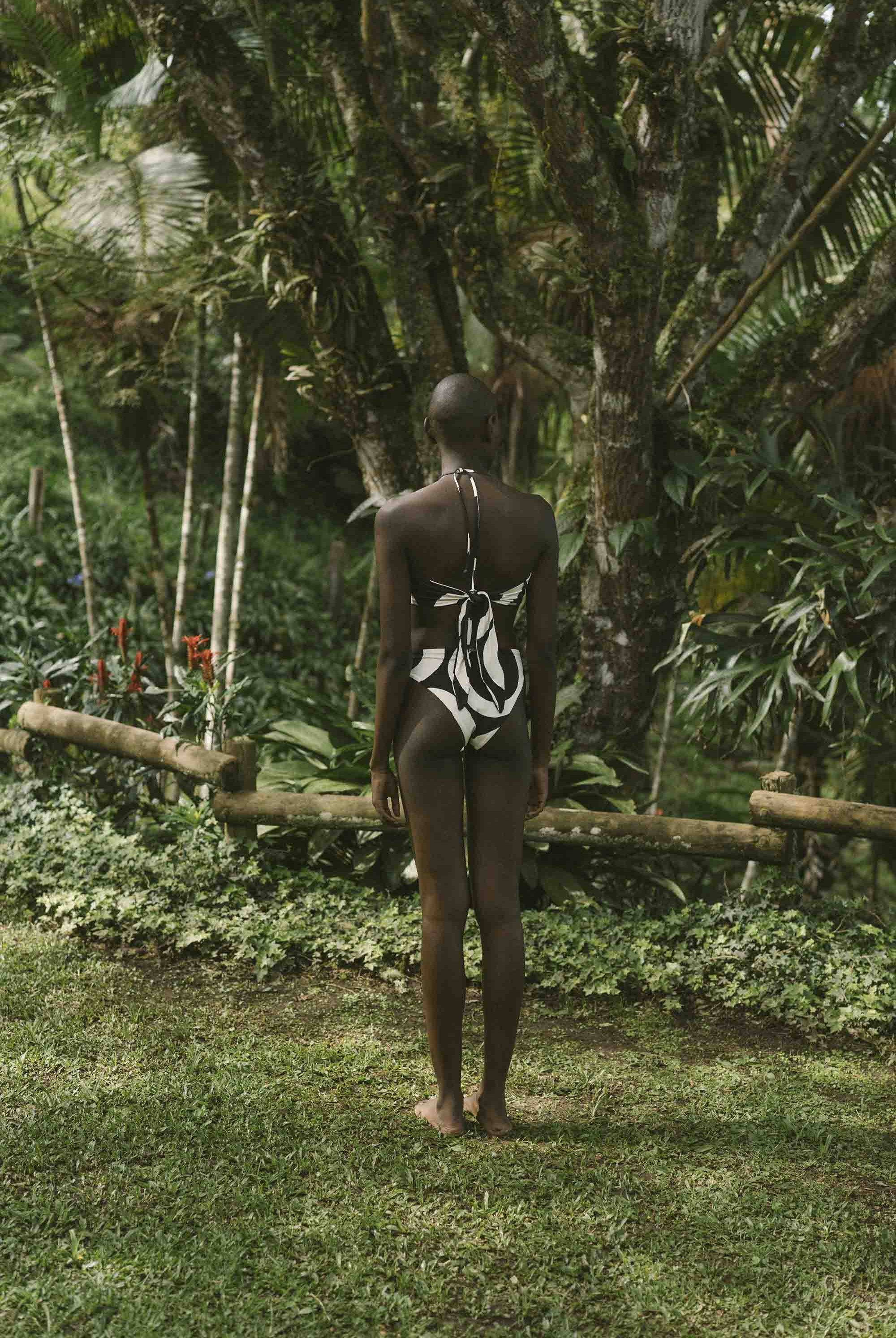 Cala de la Cruz - Fernanda Bikini Bottom - Sandy BW - Swimwear - YUCCA, boutique near me, boutique stores denver.