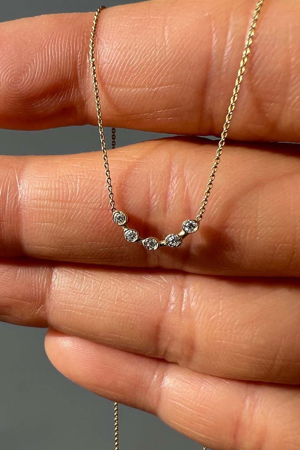 QUARRY - Cas Necklace - Necklaces - YUCCA, Artistic jewelry for women, boutique near me.