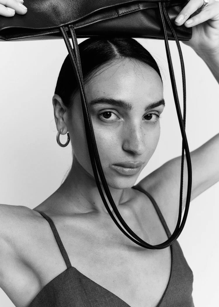 Modern Weaving minimalist leather handbags and sculptural shoulder bags at YUCCA Denver