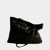 Narrow Oval Tote, Braun