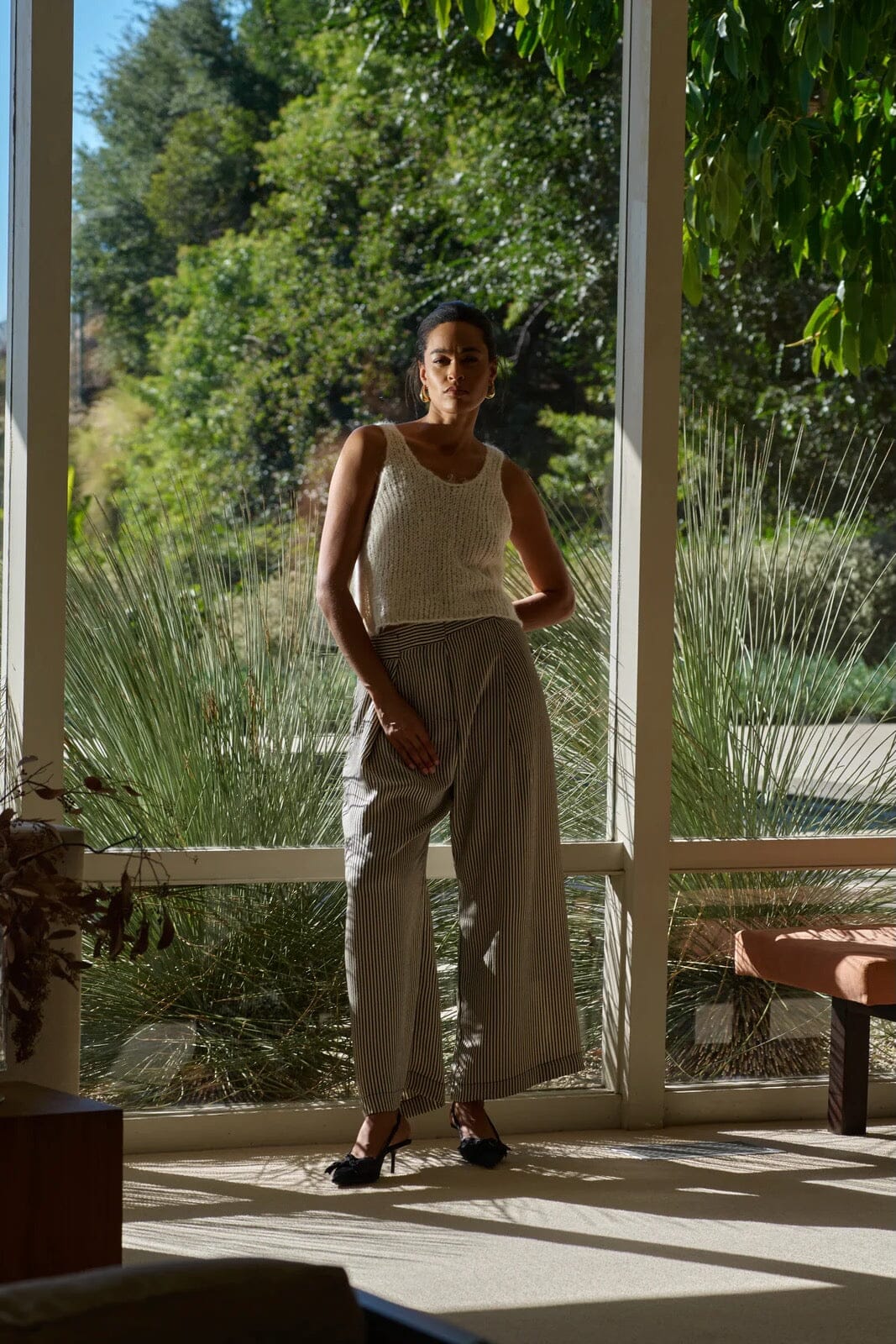 Atelier Delphine - Sweater Tank - Cream - Shirts & Tops - YUCCA, Yucca store Denver, women’s high quality tops.