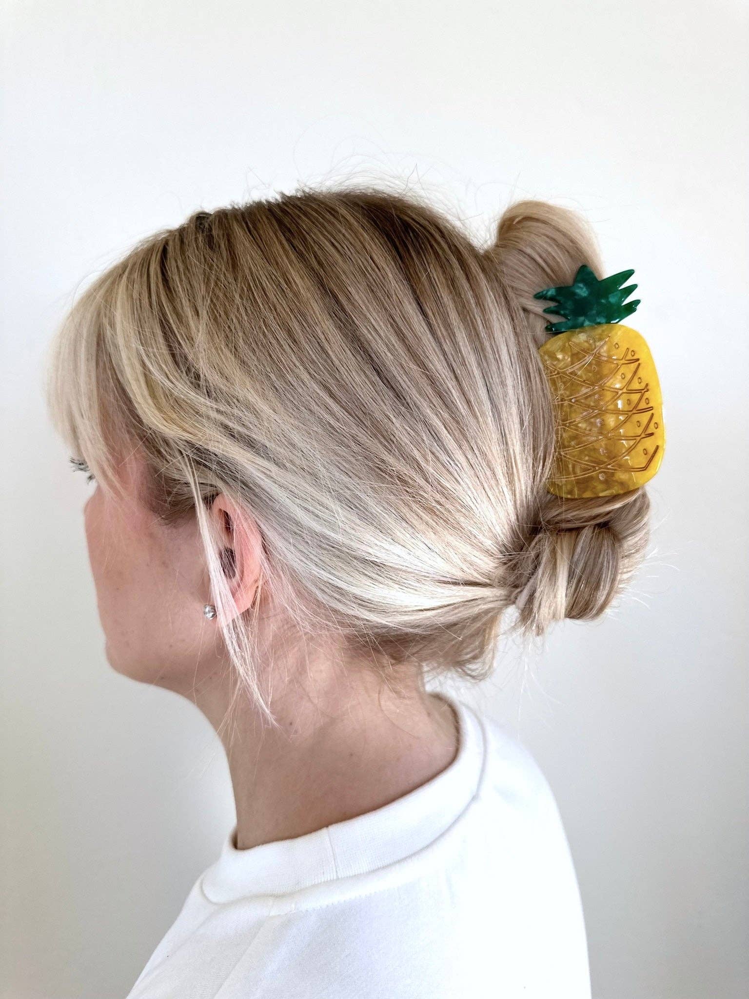 Solar Eclipse - Pineapple Claw Clip - Hair - YUCCA, high quality hair clips, durable hair clips, minimalist clips.