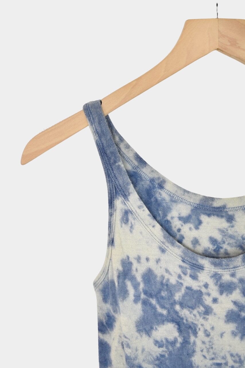 Ichi Antiquités - Natural Hand Dye 2Way Tanktop - Tie Dye - Shirts & Tops - YUCCA, Artistic clothing for women.