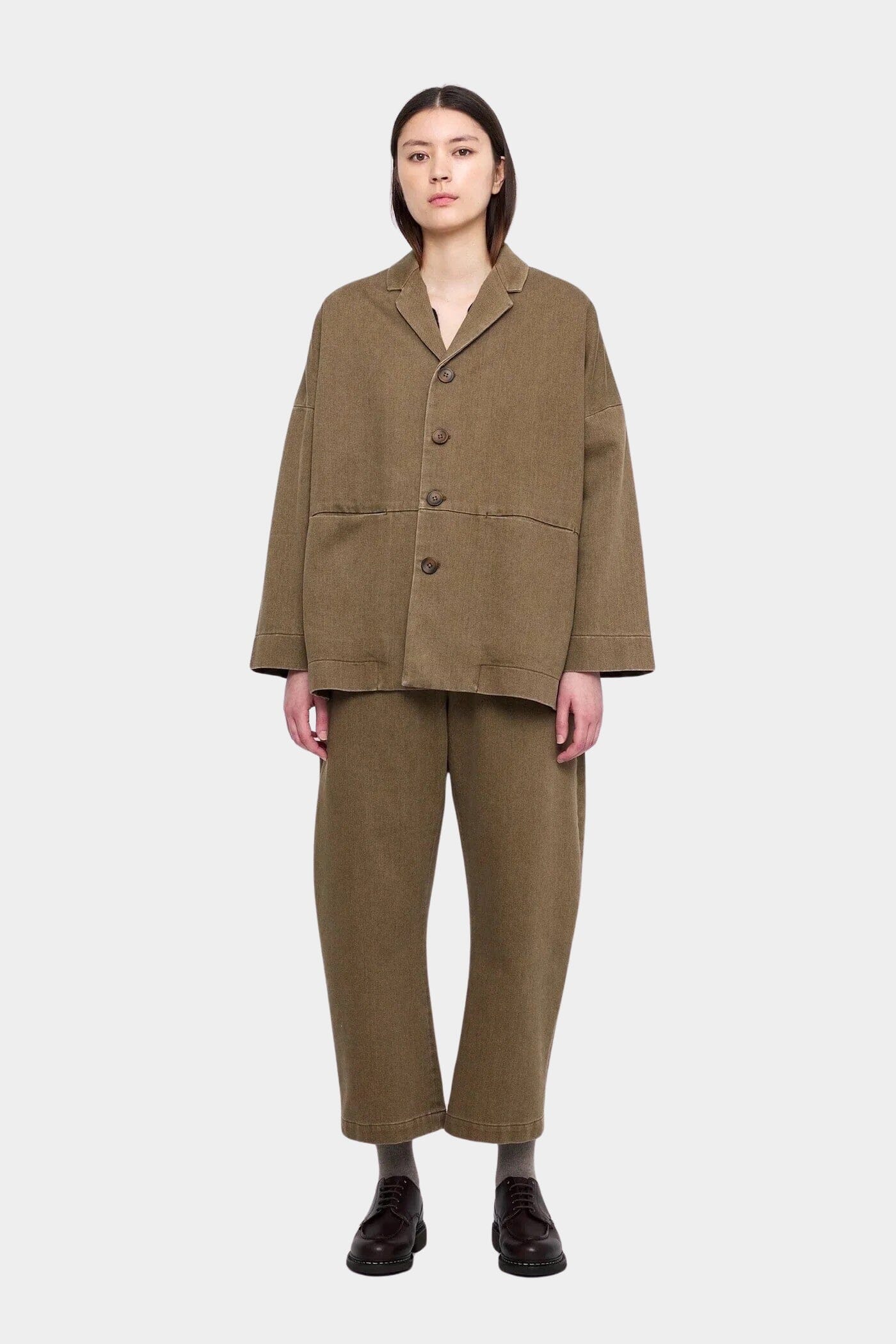 GIUNON suede touch jacket スエードタッチジャケット