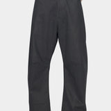 7115 by Szeki Curve Legged Work Trouser charcoal black curved leg trousers front