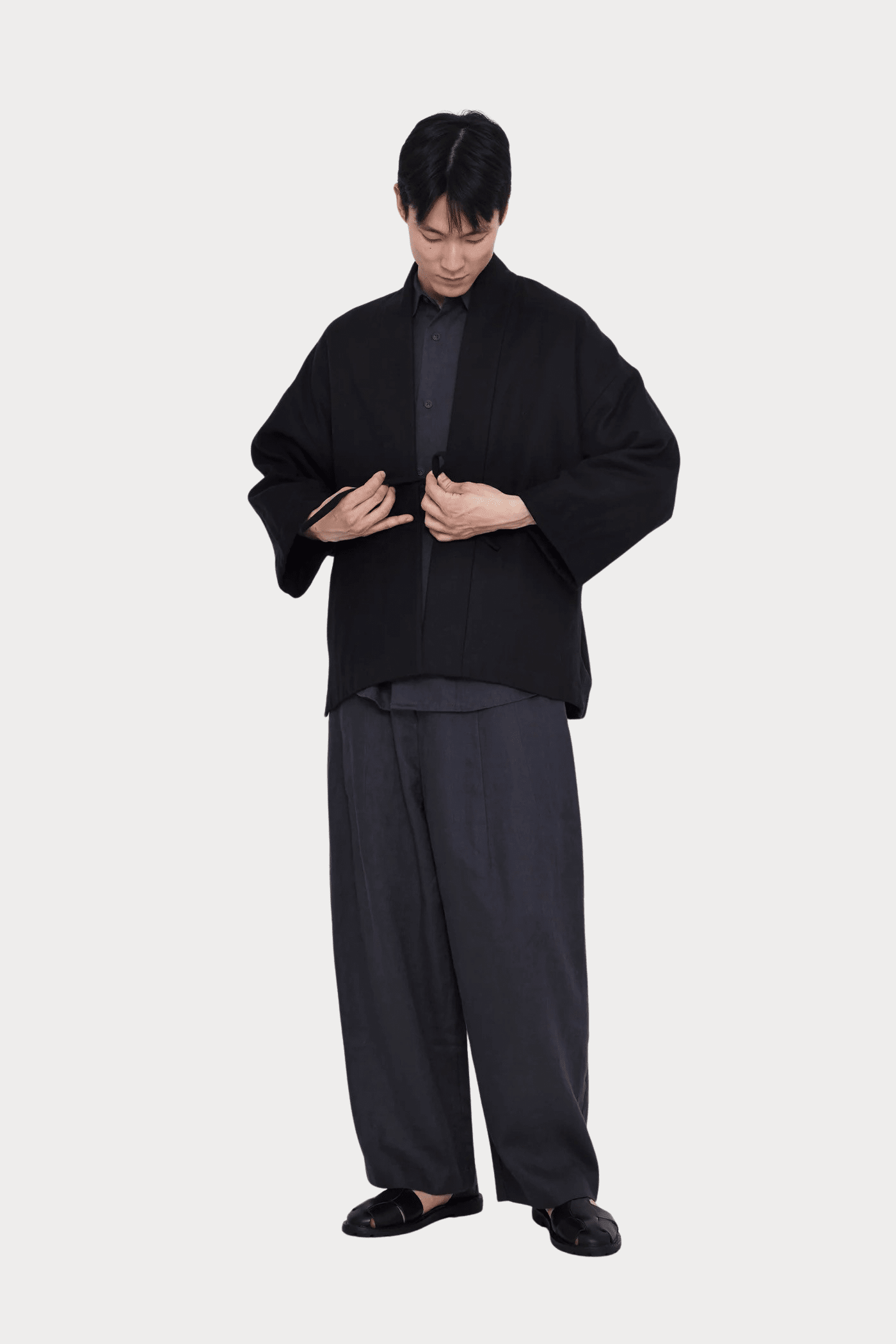 7115 By Szeki - Reversible Quilted Jacket - Black - Coats & Jackets- YUCCA, women’s coats, women’s high quality outerwear.