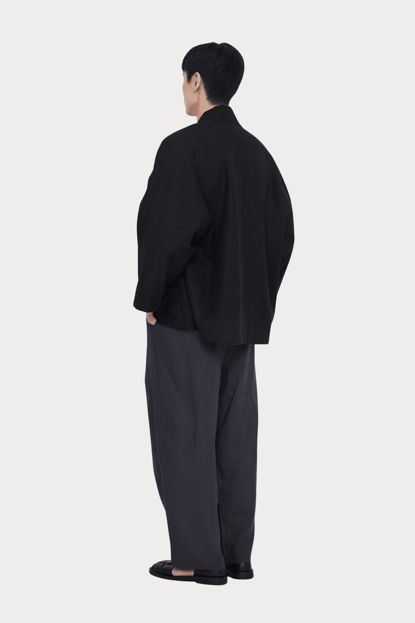 7115 By Szeki - Reversible Quilted Jacket - Black - Coats & Jackets- YUCCA, women’s coats, women’s high quality outerwear.