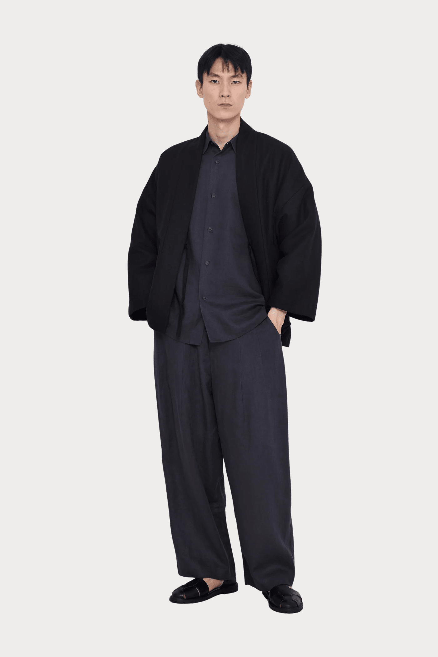 7115 By Szeki - Reversible Quilted Jacket - Black - Coats & Jackets- YUCCA, women’s coats, women’s high quality outerwear.