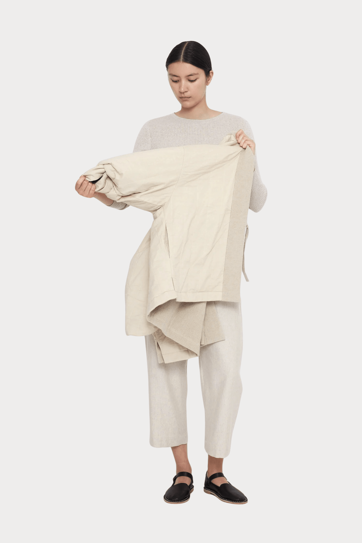 7115 By Szeki - Reversible Quilted Jacket - Oatmeal - Coats & Jackets - YUCCA, shop local denver, women’s clothing website.