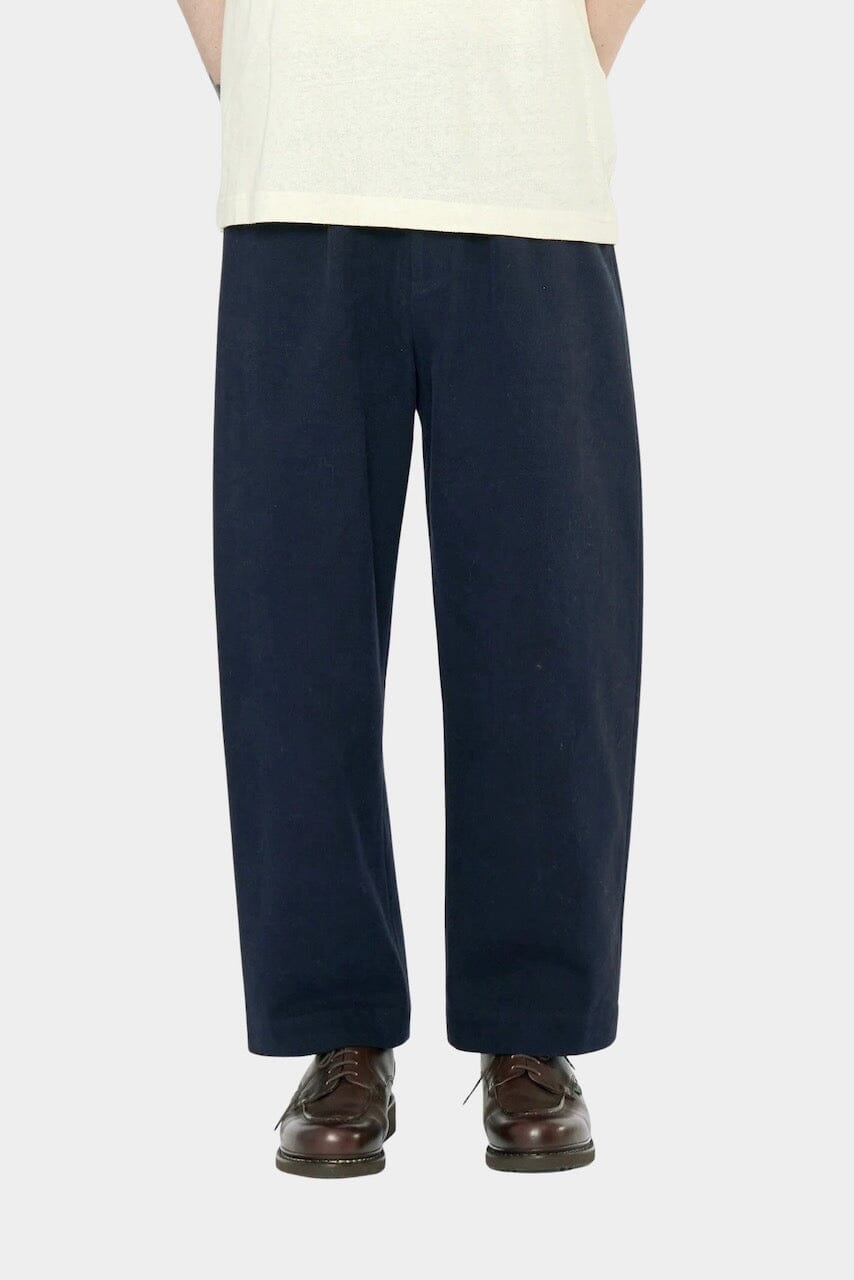 7115 By Szeki | Signature Curve Legged Trouser In Navy Black - SHOP YUCCA Pants 7115 BY SZEKI - YUCCA 