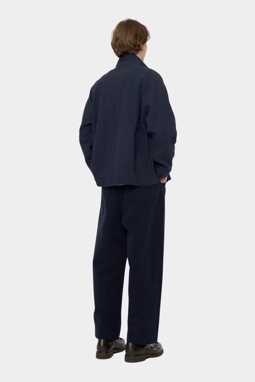 7115 By Szeki | Signature Curve Legged Trouser In Navy Black - SHOP YUCCA Pants 7115 BY SZEKI - YUCCA 