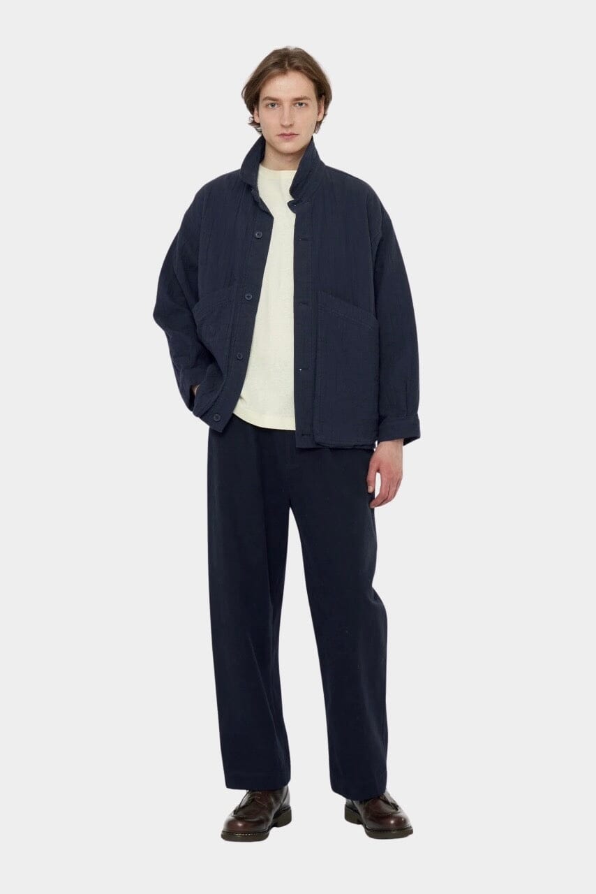 7115 By Szeki | Signature Curve Legged Trouser In Navy Black - SHOP YUCCA Pants 7115 BY SZEKI - YUCCA 